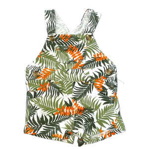 ⭐️ 0-3 Month Tropical Baby Boys Summer Shorts Overalls ⭐️